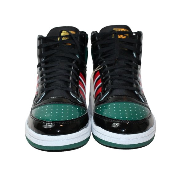 Adidas Basketball Shoe Top Ten RB Black/Red/Green Men's 10 NEW! - Picture 2 of 12